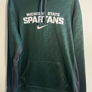 Nike Dark Green Michigan State Spartans Men's Sweatshirt Hoodie